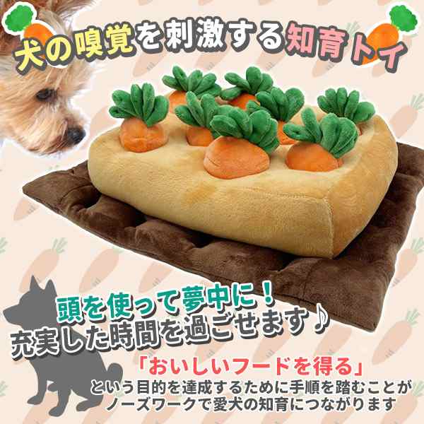 ノーズワーク 犬 にんじん ペットおもちゃ ペット用品 知育玩具