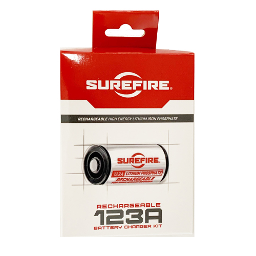 SUREFIRE シュアファイア シュアファイヤー 充電池・充電器セット TWO LFP123 SFLFP123-KIT_1