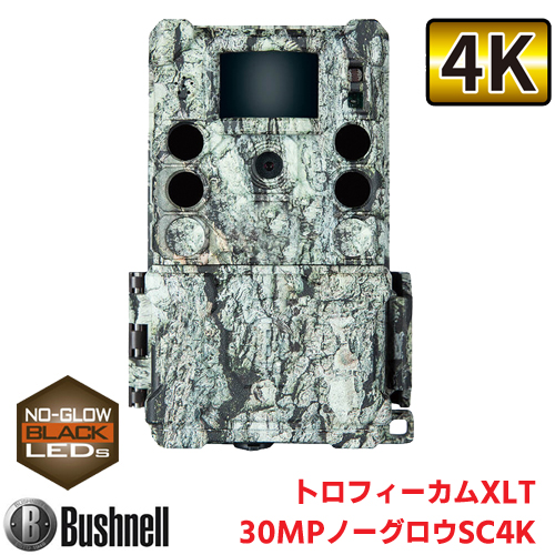 Bushnell ブッシュネル 人感センサー搭載 不可視赤外線LED カラー液晶モニター センサーカメラ トロフィーカム XLT 30MPノーグロウ SC4Kの通販は