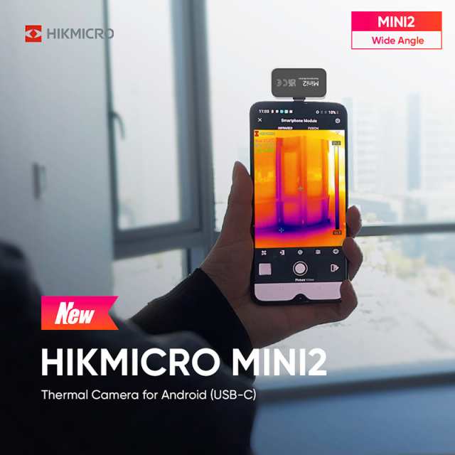 HIKMICRO Mini2 サーモグラフィー スマートフォン用 スマホ用 サーマルカメラ ハイクマイクロ android(Type-C)末端  メーカー正規品｜au PAY マーケット