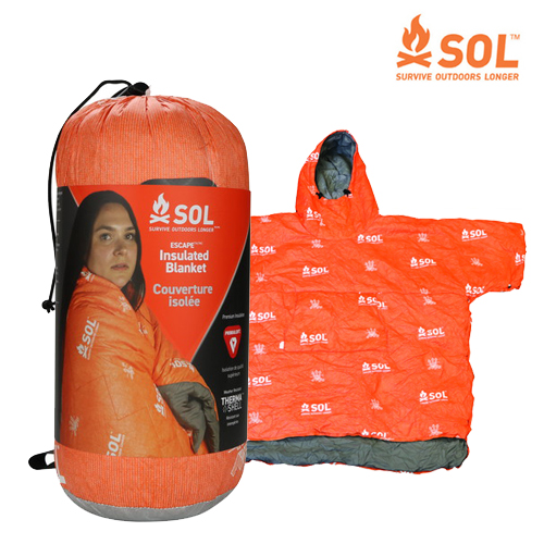 SOL エスオーエル エスケープインスレーテッド ポンチョ  Escape Insulated Poncho 14019-8
