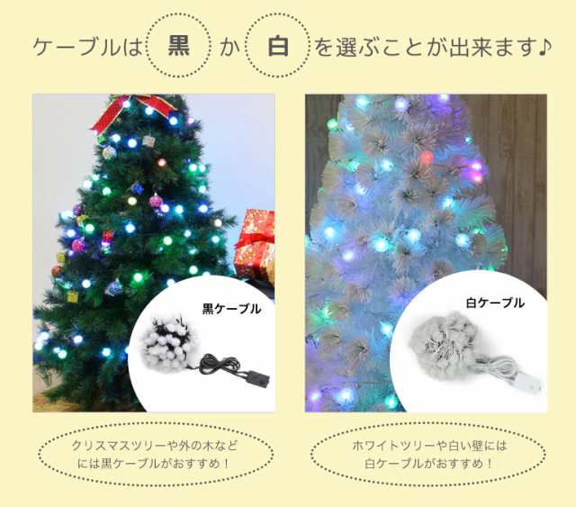 クリスマス イルミネーション 100球 10m 高輝度led 屋外用 防水加工 防雨型 コットンキャンディーイルミネーションの通販はau Pay マーケット おとぎの国