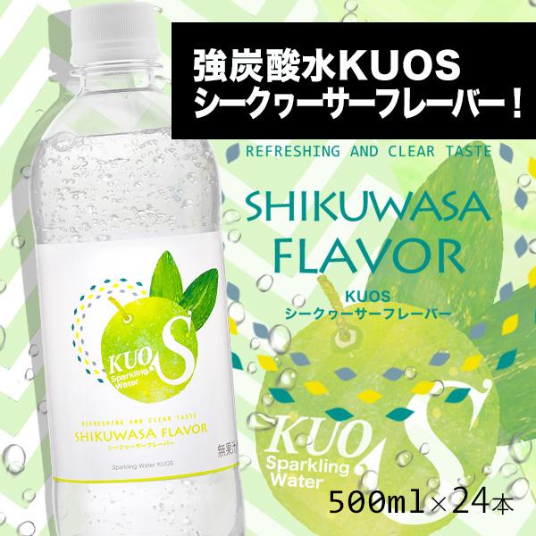 炭酸水 500ml 24本 シークワーサーフレーバー Kuos クオス 九州の強炭酸水 無糖飲料 送料無料 北海道 沖縄を除く Big Drの通販はau Pay マーケット おとぎの国
