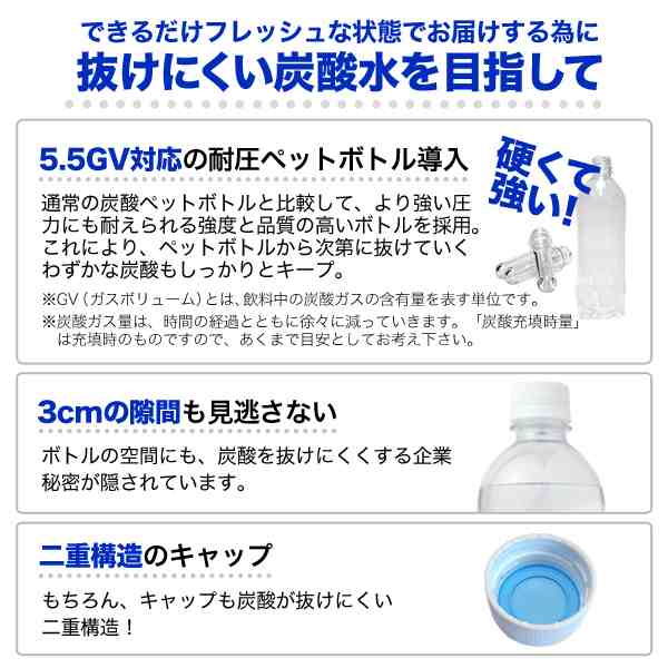 炭酸水 500ml 48本 クオス 九州 日田産 強炭酸水 KUOS プレーン【マツコ＆有吉 かりそめ天国で紹介】送料無料(北海道、沖縄を除く)の通販はau  PAY マーケット - おとぎの国