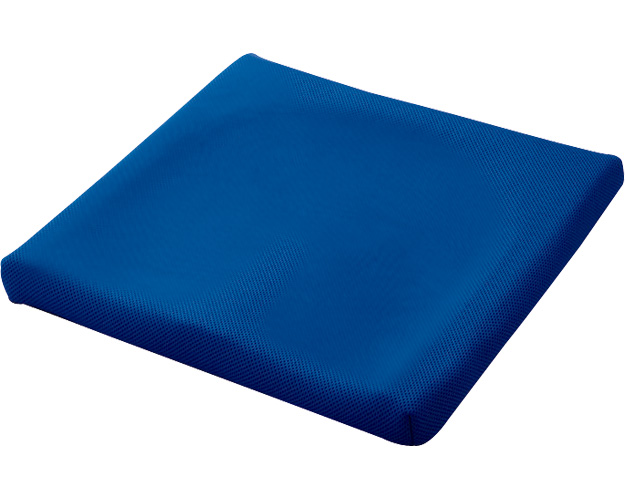 ピタ・シートクッション55 /PT002B　ブルー　送料無料　ファンディーナ 日本ジェル  車椅子 床ずれ 介護 車いす  腰痛対策 姿勢保持  洗濯OK 軽量 ドライブ