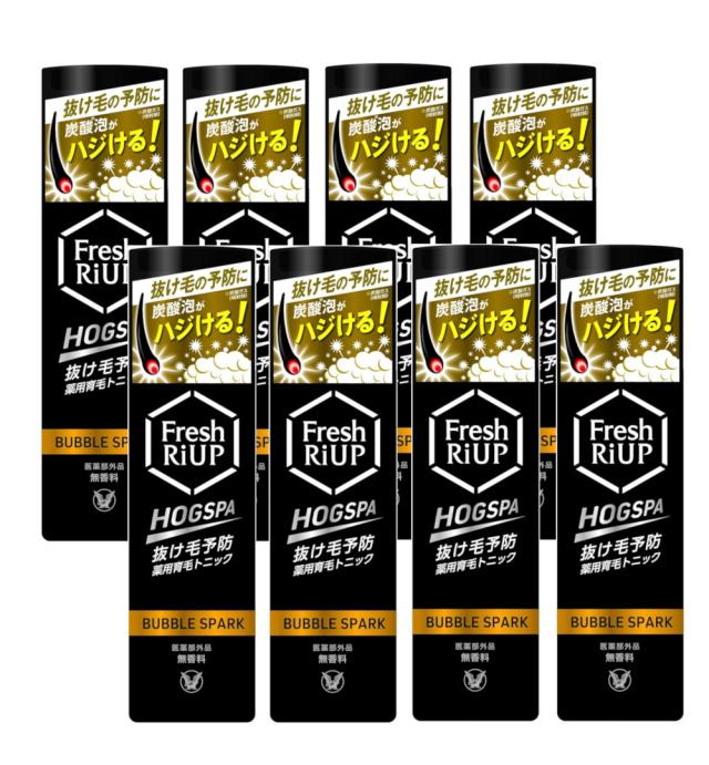 HOGSPA ホグスパ  フレッシュリアップ 薬用育毛トニック バブルスパーク×8【8個セット】送料無料 大正製薬