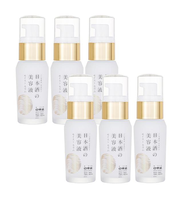 日本盛 日本酒の美容液モイスト 40ml ×6【6個セット】 送料無料  乾燥 ハリ 保湿 スキンケア レチノール ナイアシンアミド
