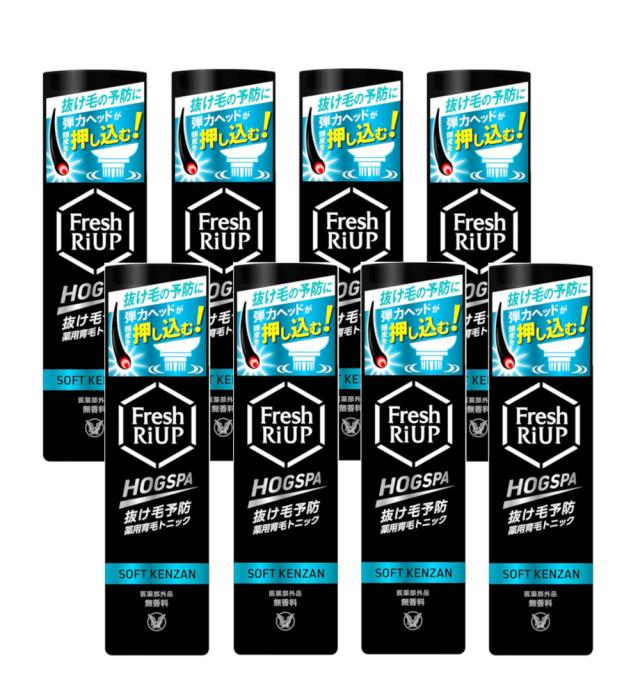 HOGSPA ホグスパ  フレッシュリアップ 薬用育毛トニック ソフトケンザン×8【8個セット】送料無料 大正製薬