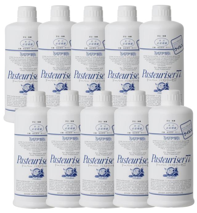 ドーバー パストリーゼ77 500ml スプレーヘッドなし 付け替え用×10【10個セット】送料無料 アルコール除菌 防カビ 食品