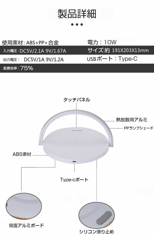 ワイヤレス充電器 Led Iphone 無線充電 充電 Qi充電 インテリア スマホ充電器 おしゃれ 携帯充電器 かわいい Galaxy かっこいい Ledランの通販はau Pay マーケット リスカイショップ