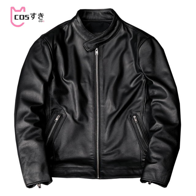 メンズ レザージャケット ライダースジャケット コート 本革  大きいサイズ 防寒