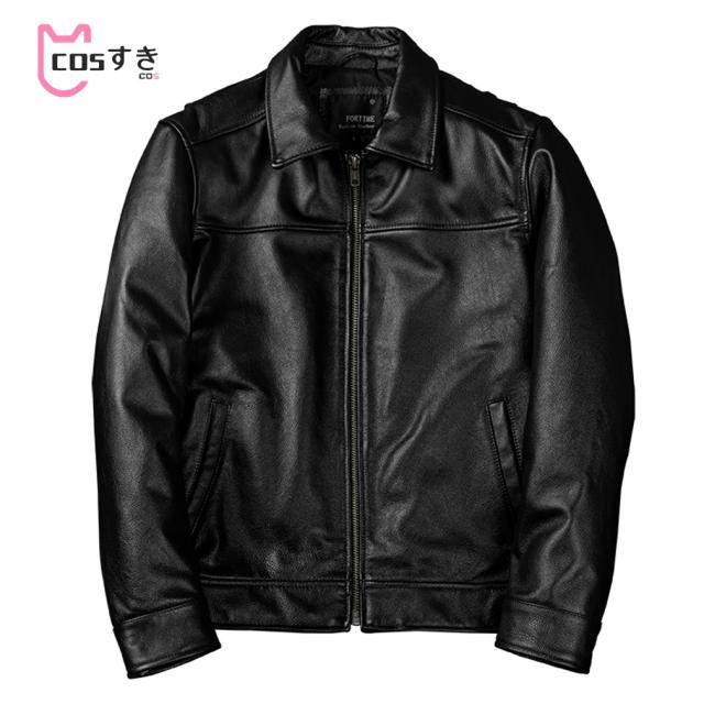 メンズ レザージャケット ライダースジャケット コート 本革  大きいサイズ 防寒