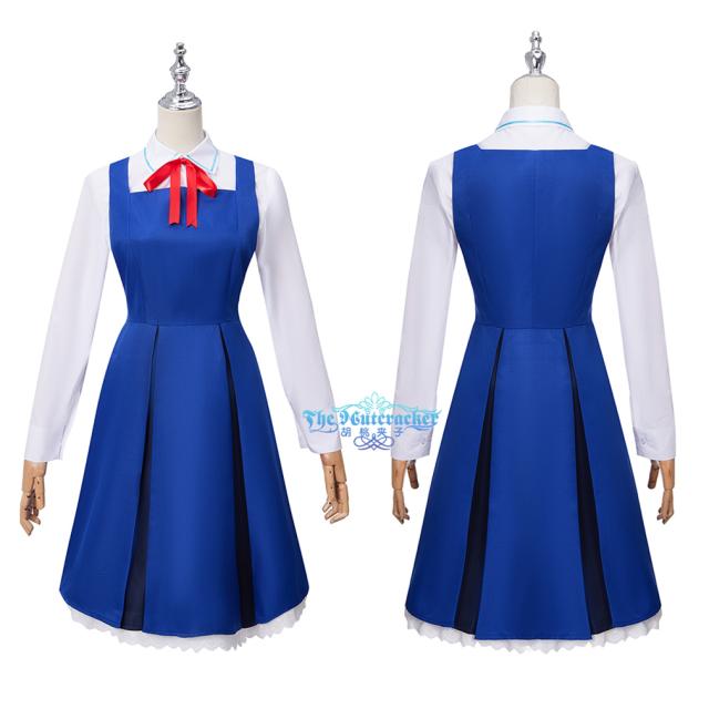 コスプレ衣装　スパイファミリー　アーニャ　ドレス　薔薇 スパイファミリーコスプレ衣装,ストラップドレス,カワイイロール