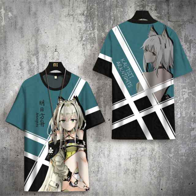 Amazon.co.jp: HuShan For アークナイツ Tシャツ W スカジ 丸首