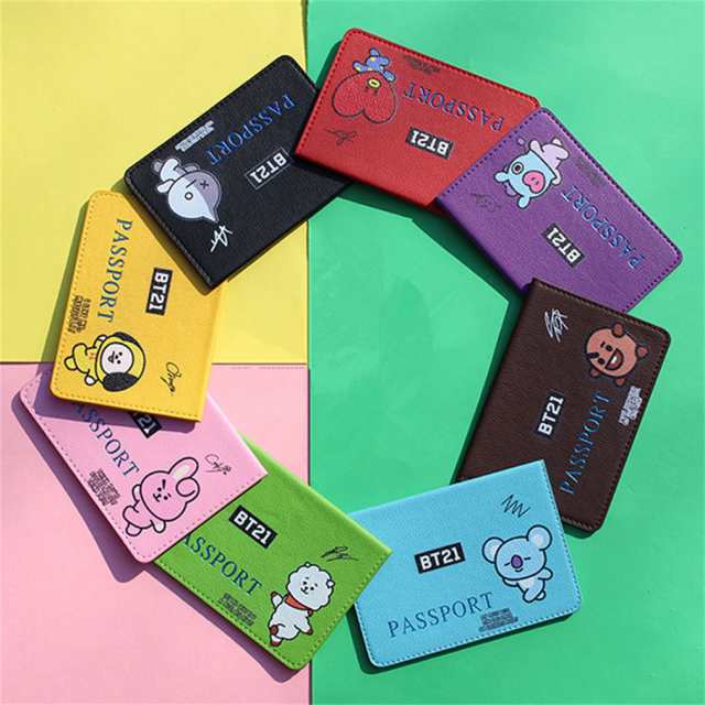 秋のセール」BT21 PASSPORT CASE/ BT21 パスポートケース
