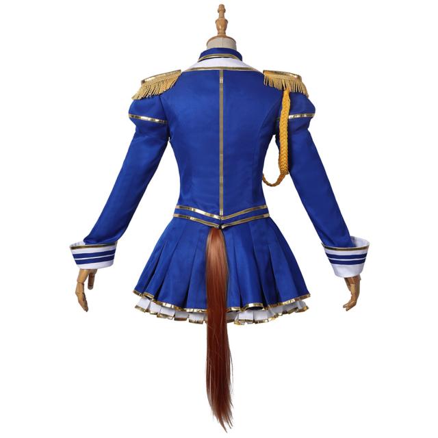 ウイッグ 追加可能 ウマ娘 プリティーダービー Pretty Derby ダイワスカーレット 風 コスプレ衣装 コスチューム cosplay イベント 変装 ハロウイン_2