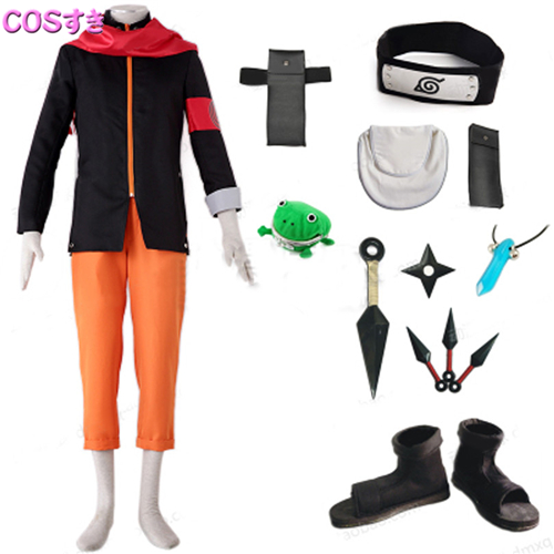 NARUTO/ナルト コスプレ一式セット ナルトコスプレ衣装 - Hady 大人＆子供