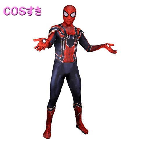 Amazon.co.jp: [KouSuSuKi] スパイダーマン MARK IV 全身タイツ 弾力と伸縮性あり Spiderman コスチューム  コスプレ衣装 cosplay 仮装 変装 クリスマス 新年会 ハロウィン (S) : ホビー
