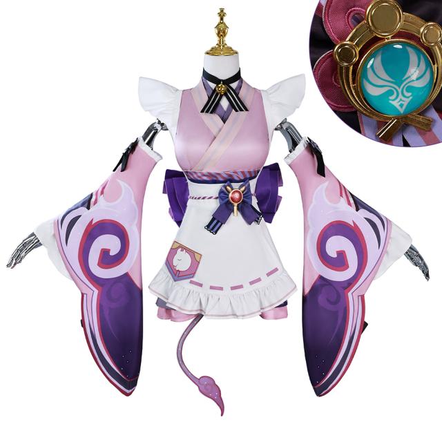 原神　夢見月瑞希　ゆめみづきみずき 風 コスプレ衣装 コスチューム　cosplay イベント 変装 ハロウイン_2