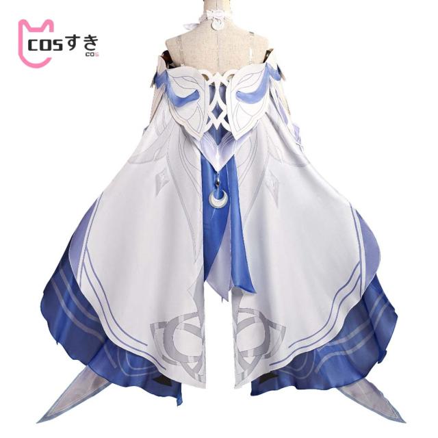 原神 げんしん 月の少女 つきのしょうじょ コロンビーナ　 風 コスプレ衣装 コスチューム　cosplay イベント 変装 ハロウイン_1
