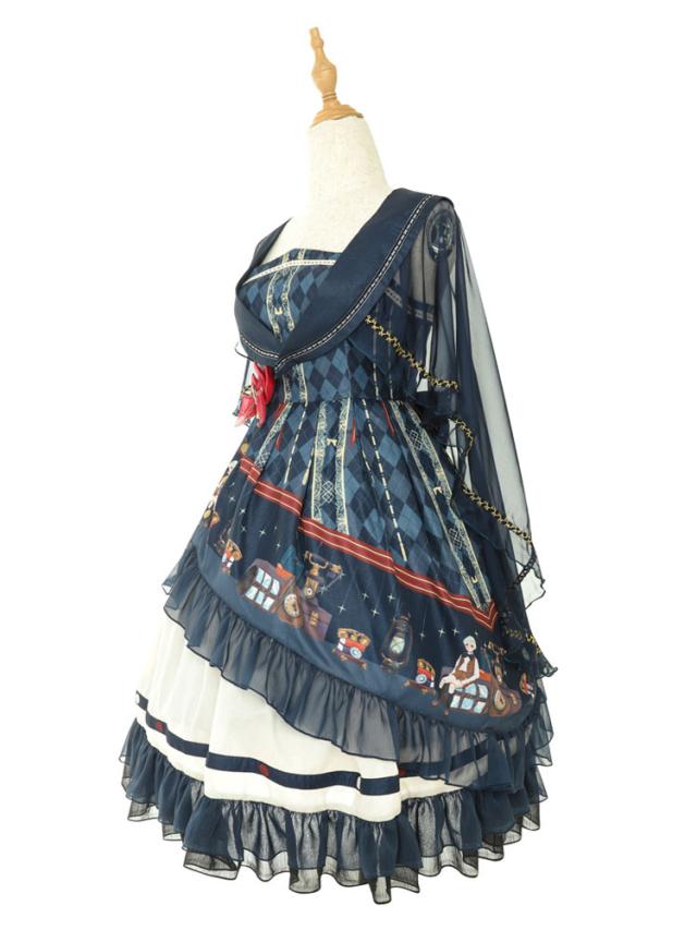 ゴシックロリータJSKドレスマリオネットリボンロリータジャンパー