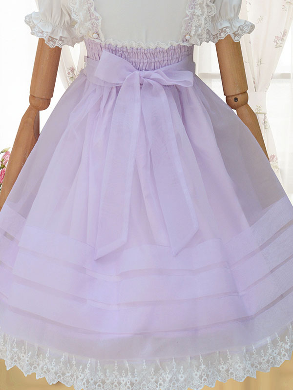 ロリィタファッション 袖ありのワンピース スウィート ノースリーブ