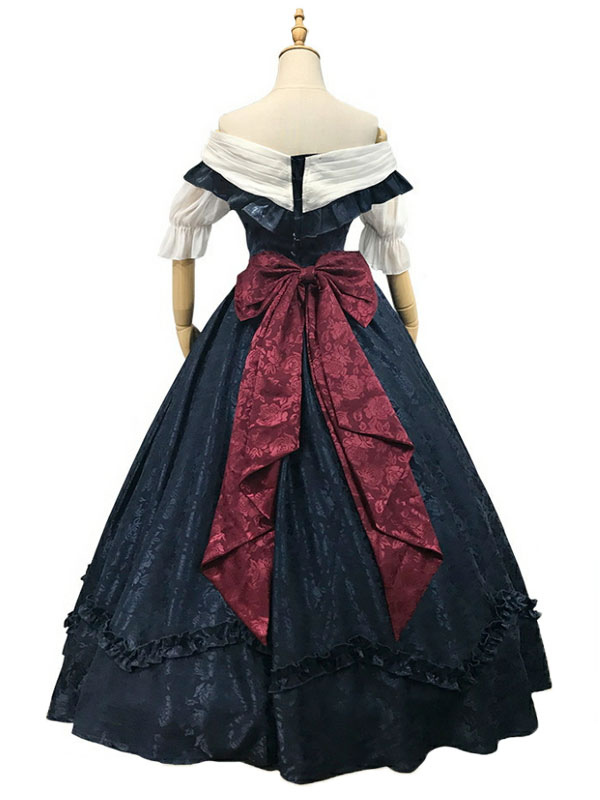 カスタマイズされた甘いロリータOPドレス白雪姫花柄半袖ネバーランド