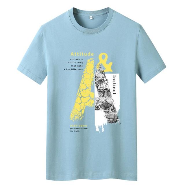 Tシャツ メンズ 半袖 五分袖Tシャツ 英文字 おしゃれ 半袖T