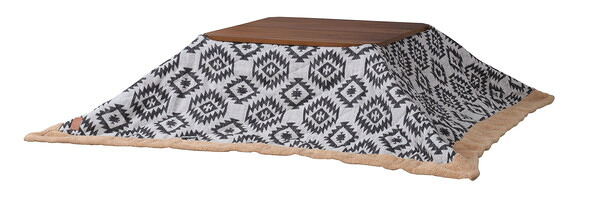 コタツ 薄掛コタツ布団 正方形 ホワイト (完成品) コタツ 東谷 azumaya おしゃれ 家具 インテリア ポリエステル コットン ライトファニチャー