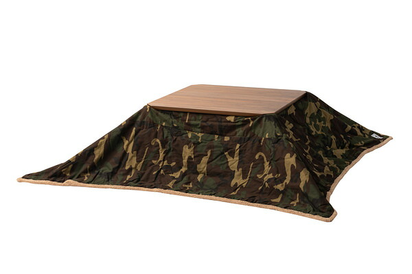 薄掛けコタツフトン 正方形 迷彩柄 カモフラージュ アーミー 190 × 190cm こたつサイズ80 × 80cm対応 こたつ掛け布団 コタツ こたつふとん 炬燵布団 掛け単品 おしゃれ カジュアル お返し あったか ぽかぽか ぽっかぽか 新生活応援フェア クーポン配布中