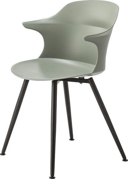 ダイニングチェア アヴァン チェア グリーン (組立式) ダイニングチェア チェア ダイニングチェア 椅子 ダイニング リビング 食卓 スタイリッシュ 個性的 おしゃれ カフェ ポリプロピレン スチール かわいい ポリプロピレン スチール 粉体塗装