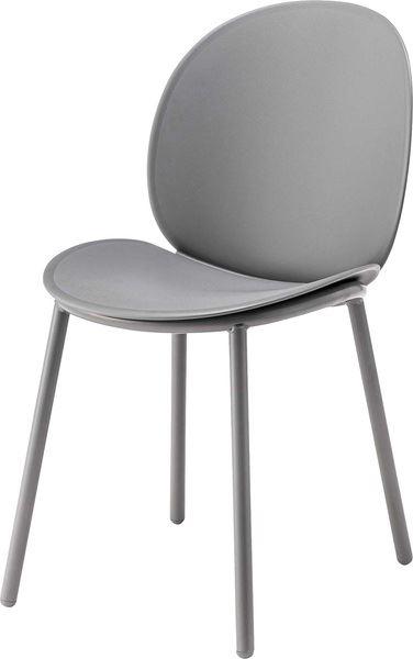 ダイニングチェア チェア グレー (組立式) ダイニングチェア 東谷 azumaya おしゃれ 家具 インテリア スチール 粉体塗装 ポリプロピレン 一般商品