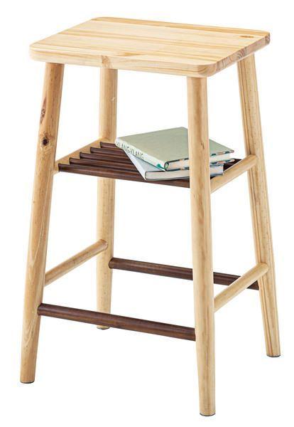 スツール ハイスツール ナチュラル (完成品) スツール 東谷 azumaya おしゃれ 家具 インテリア 天然木 パイン ラッカー塗装 ライトファニチャー