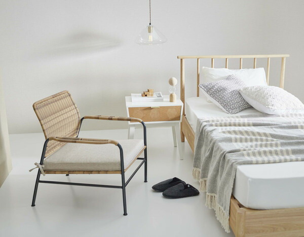 ソファ パーソナルチェア ベージュ (完成品) クッション取り外し可 ソファー 東谷 azumaya おしゃれ 家具 インテリア ポリエチレン スチール 粉体塗装 ポリエステル 中型商品