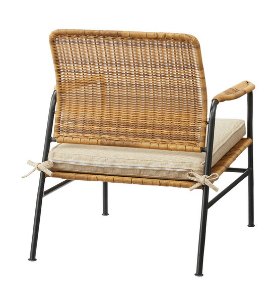 ソファ パーソナルチェア ベージュ (完成品) クッション取り外し可 ソファー 東谷 azumaya おしゃれ 家具 インテリア ポリエチレン スチール 粉体塗装 ポリエステル 中型商品