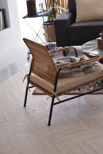 ソファ パーソナルチェア ベージュ (完成品) クッション取り外し可 ソファー 東谷 azumaya おしゃれ 家具 インテリア ポリエチレン スチール 粉体塗装 ポリエステル 中型商品