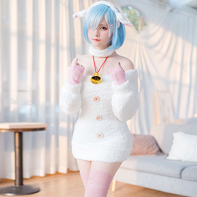 即納 3size リゼロ レム Re ゼロから始める異世界生活 レム コスプレ コスチューム ハロウィン ペア お揃い 8点セット キャラクターの通販はau Pay マーケット 土日祝も即日発送 Fleur フルール