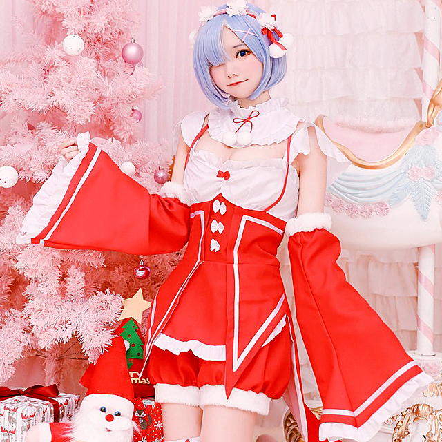 即納 リゼロ サンタ レム Re ゼロから始める異世界生活 コスプレ コスチューム ハロウィン クリスマス C 衣装 9点セット キャラクターの通販はau Pay マーケット 土日祝も即日発送 Fleur フルール