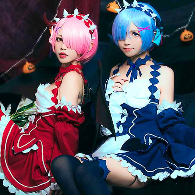 即納 リゼロ 鬼化 ラム レム Re ゼロから始める異世界生活 コスプレ コスチューム ハロウィン Halloween 衣装 13点セット キャラクターの通販はau Pay マーケット 土日祝も即日発送 Fleur フルール