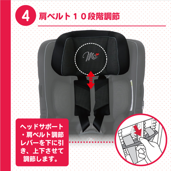 マムズキャリー ターン レジェfix 新生児 4歳 回転式 Isofix対応 チャイルドシート カーシート メーカー保証1年 ベビーシート シー 西松屋 公式オンラインストア 送料一律690円 北海道 沖縄は1 296円