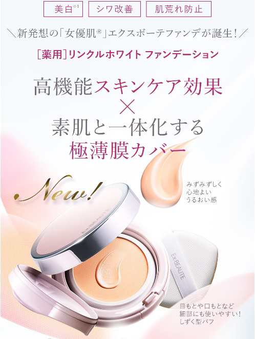 エクスボーテ NEW!!薬用ツヤファンデーション「薬用リンクルホワイトファンデーション」専用 ケース※レフィル・スポンジは別売の通販はau PAY  マーケット ピエール au PAY マーケット－通販サイト