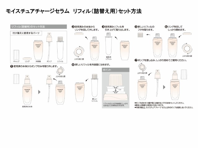 COVERMARK(カバーマーク)モイスチュアチャージセラム リフィル 40ml の