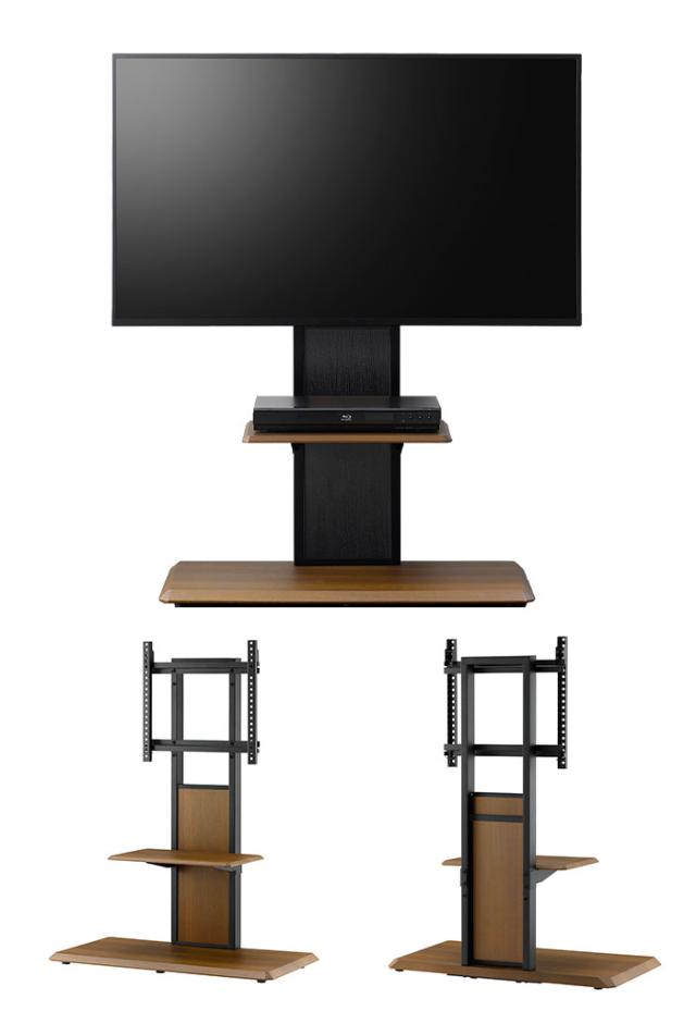 【値下げ】壁寄せテレビスタンド 棚付き テレビスタンド 40〜65 型 テレビ台 壁寄せTVスタンド 自立式 壁寄せテレビ台 テレビラック 転倒防止 薄型 スリム 壁面 省スペース おしゃれ コード収納 木目 TV台 TVスタンド_8