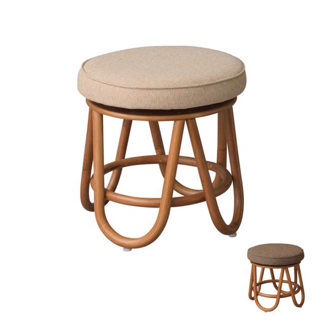 【値下げ】 回転スツール スツール ラウンドスツール 椅子 イス いす 360° 360度 回る ラタン おしゃれ シンプル オットマン 軽量 回転スツールの通販は 10,930円