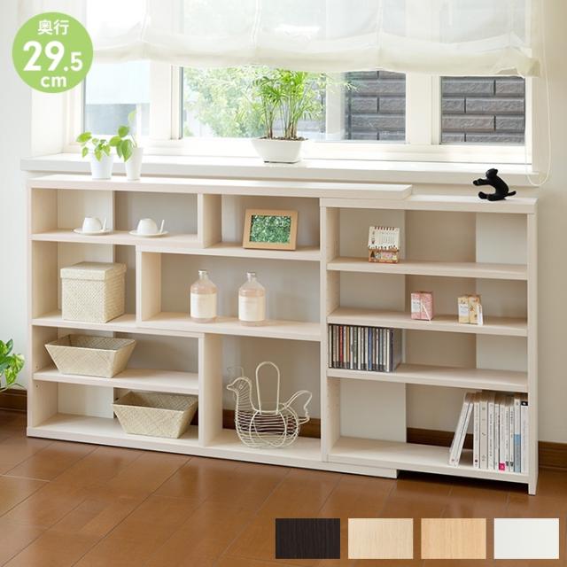 【値下げ】 カウンター下収納 伸縮式 奥行30 薄型 ラック 棚 ディスプレイラック オープンラック 収納家具 大容量 省スペース おしゃれの通販は 19,028円