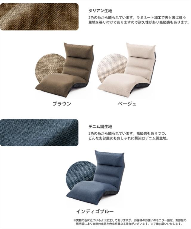 リクライニング 座椅子 フット上下可動 和楽 アーチ 折りたたみ 椅子 座る 角度調整可能 日本製 折りたためるの通販は