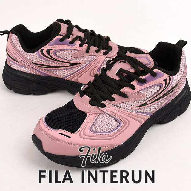 フィラ fila スニーカー レディース ローカット カジュアル シューズ ファッション ストリート INTERUN WSS25004 651 ピンク