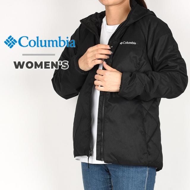 コロンビア columbia レディース アウトドア パーカー ジャケット 撥水 レジャー 山 カジュアル ファッション ウィメンズクルーザーリッジIIIプラッシュソフトシェルジャケット WR3248 010 黒