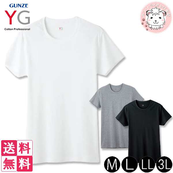 人気提案 GUNZE YGクルーネックTシャツＬサイズ