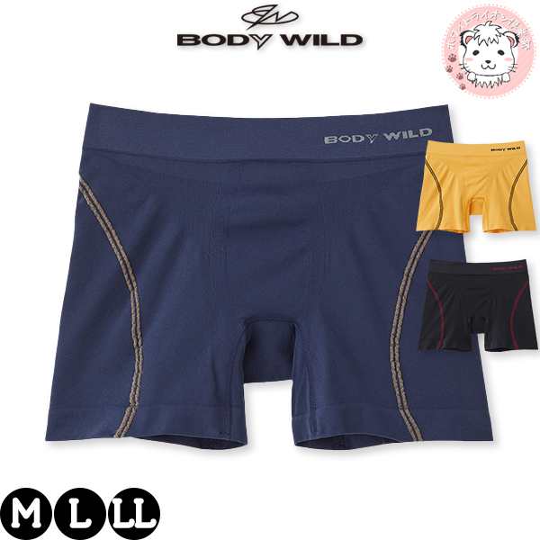 BODY WILD e boxer セミロングボクサー前閉じ M - 下着・アンダーウェア